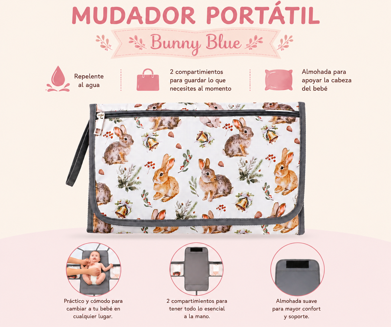 Mudador Portatil impermeable