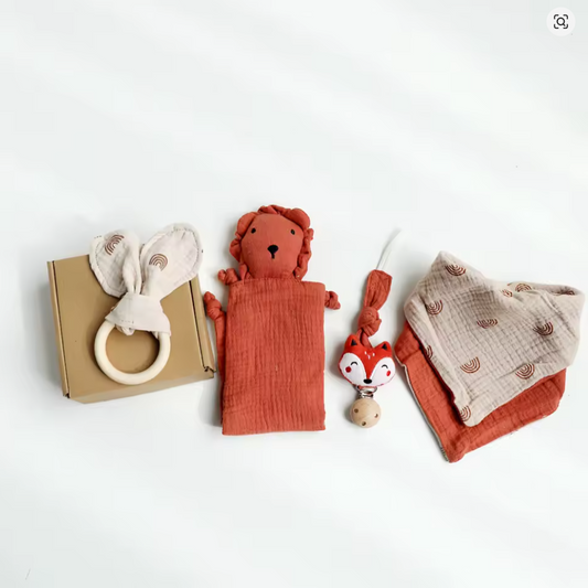 Set de Regalo para Recién Nacido — 4 Productos