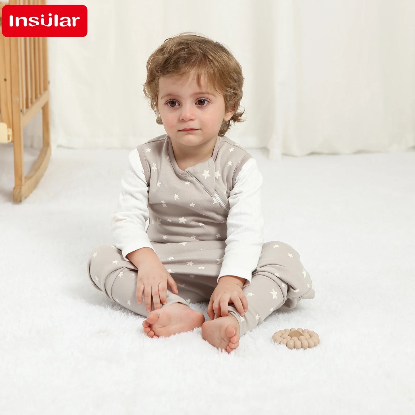 Saco de Dormir con Pies para Bebé INSULAR
