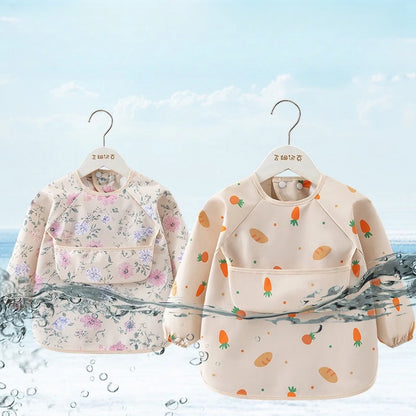 Babero de Alimentación Manga Larga Impermeable