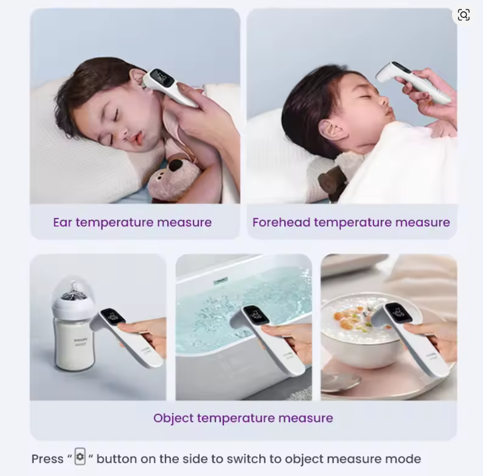 Termómetro Digital Infrarrojo 2 en 1 Philips Avent