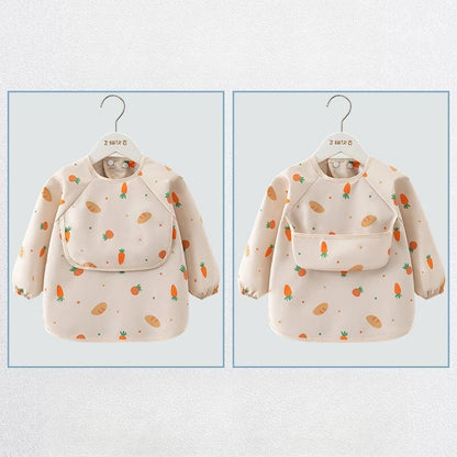 Babero de Alimentación Manga Larga Impermeable
