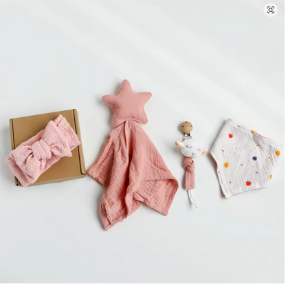 Set de Regalo para Recién Nacido — 4 Productos
