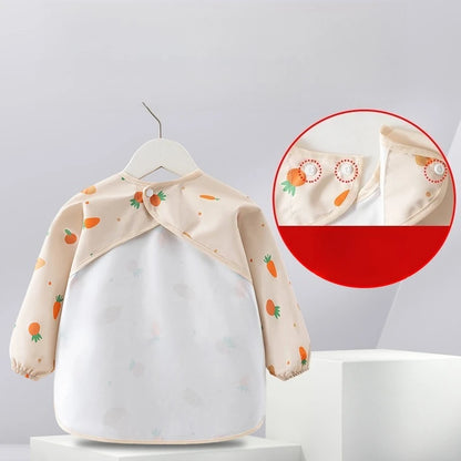 Babero de Alimentación Manga Larga Impermeable